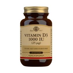 Vitamina D3 1000UI-25Mcg (100 perlas) 