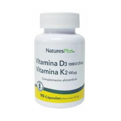 VITAMINA D3 + VITAMINA K2 (90 CAPS.VEGETARIANAS)