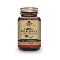 VITAMINA K2- Menaquinona-7 100mg  (50 Cáps.vegetales)