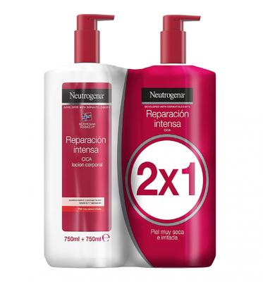 PACK LOCIÓN COPORAL REPARACION INTENSA (2 UNIDADES x 750ml)