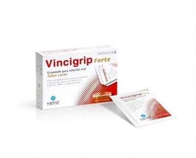 VINCIGRIP FORTE GRANULADO SABOR CACAO (10 sobres)