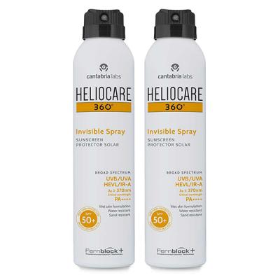 HELIOCARE PACK 360º Invisible Spray SPF 50+ (2 UNIDADES x200ml)