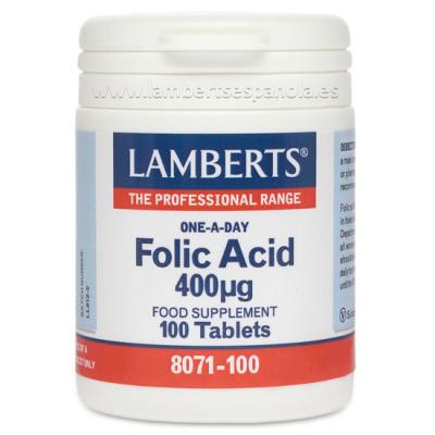 Ácido Fólico 400mcg (100tabs)