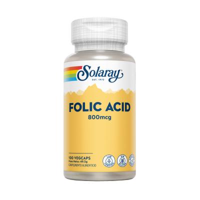 Ácido Fólico 800mg (100 Vegcaps)