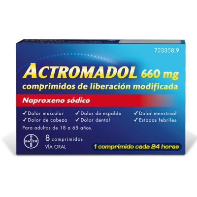 Actromadol® 660MG (8 COMPRIMIDOS)