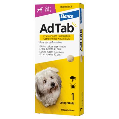 ADTAB 112MG PERROS 2,5-5,5KG (1 COMP.MASTICABLE)