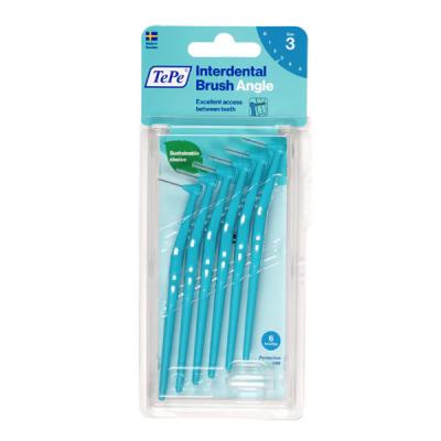 ANGLE CEPILLO INTERDENTAL ANGULADO AZUL (6 UNIDADES)