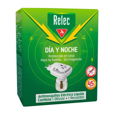 ANTIMOSQUITOS ELÉCTRICO DIA Y NOCHE (1 DIFUSOR + 1 RECAMBIO)	