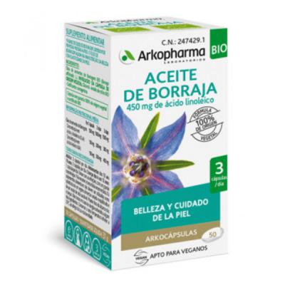 ARKOCÁPSULAS® ACEITE DE BORRAJA BIO (50perlas)