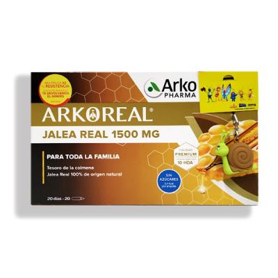 ARKOREAL JALEA REAL 1500MG SIN AZÚCAR (20 DOSIS X 15ML)   