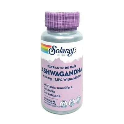 ASHWAGANDHA 470MG (60 VEG.CAPSULAS)