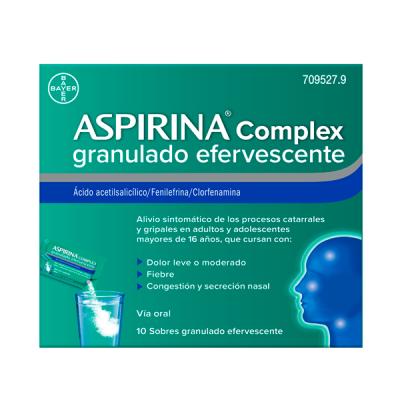 ASPIRINA COMPLEX Granulado (10 sobres efervescentes)