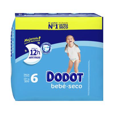 Comprar DODOT BEBÉ SECO PAÑAL T.6 17-28KG (28 PAÑALES) a precio online