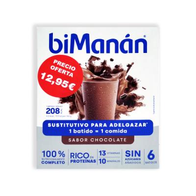 BeSLIM Batido de Chocolate (6 Batidos)