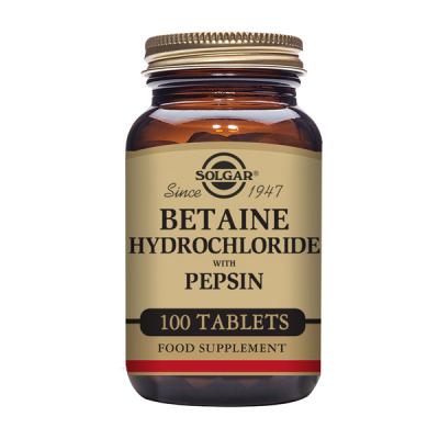 Betaína Clorhidrato con Pepsina (100 COMPRIMIDOS) 