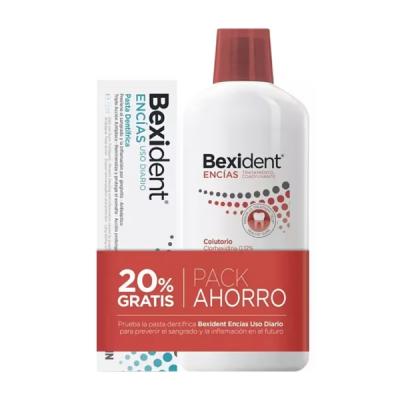 BEXIDENT PACK ENCIAS COLUTORIO (500ML) + PASTA (75ML)