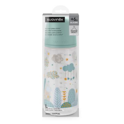 BIBERON PRINTS TETINA FISIOLOGICA SILICONA TALLA L (360ML)