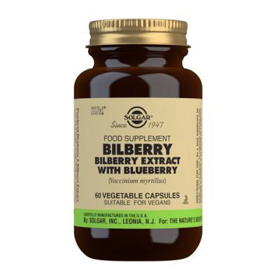 Bilberry (Mirtilo) Extracto de Baya (60 CÁPSULAS VEGETALES)