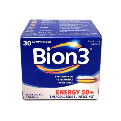 BION 3 ENERGY 50 PLUS  (30 COMPRIMIDOS)