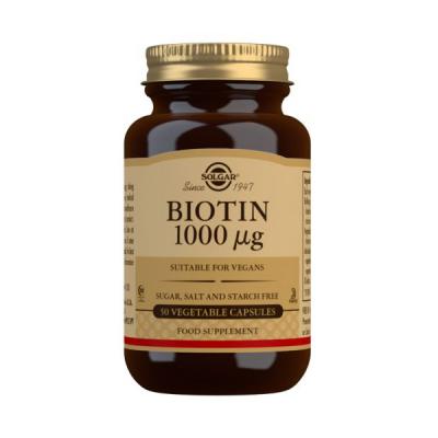 BIOTINA 1000mcg (50 Cap.Vegetales)
