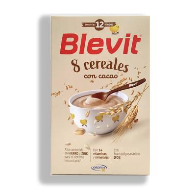 BLEVIT 8 CEREALES CON CACAO +12M (500G)
