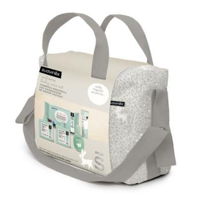 BOLSO DE PASEO SET COSMETICA BEBE (COLOR GRIS)