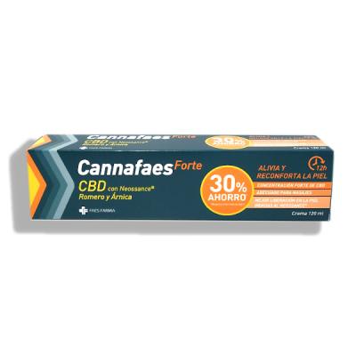 CANNAFAES FORTE CREMA CBD ARNICA Y ROMERO (120ML)