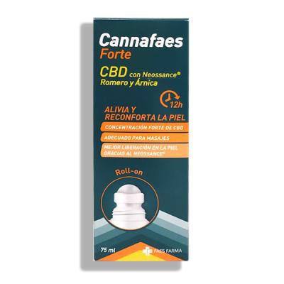 CANNAFAES FORTE ROLL-ON CBD, ARNICA Y ROMERO (75ML)