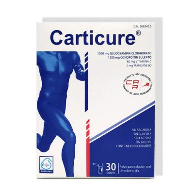 CARTICURE 1.500MG GLUCOSAMINA (30 SOBRES )