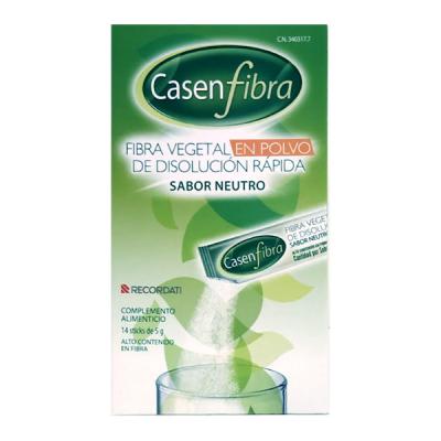 CASENFIBRA FIBRA VEGETAL POLVO (14 STICKS SOLUBLES x 5G)   