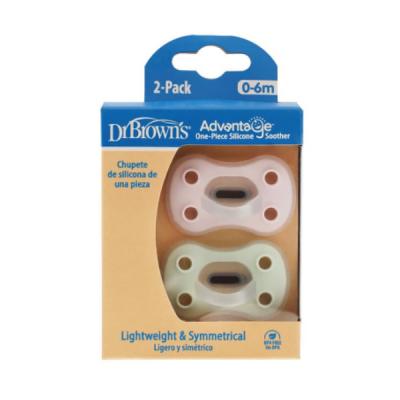 CHUPETE ADVANTAGE ONE PIECE T1 ROSA/VERDE (2 UNIDADES)