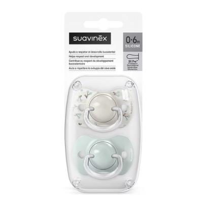 CHUPETE FISIOLÓGICO SOFT SILICONA SX PRO 0-6M BIRDIES-WILD  (2 UNIDADES)		 
