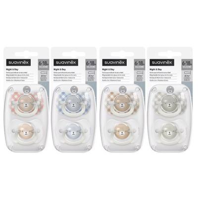 CHUPETE NIGHT & DAY TETINA SX PRO SILICONA 6-18M (2 UNIDADES) 