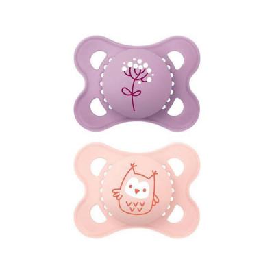 CHUPETE ORIGINAL MATT SILICONA 2-6M ROSA (2 UNIDADES)