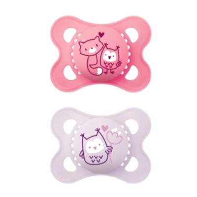 CHUPETE ORIGINAL PURE SILICONA 2-6M ROSA (2 UNIDADES)