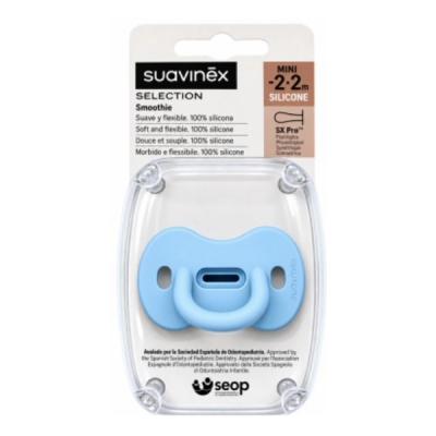CHUPETE MINI SMOOTHIE SILICONA FISIOLOGICO SX PRO -2/2M (1 UNIDAD)