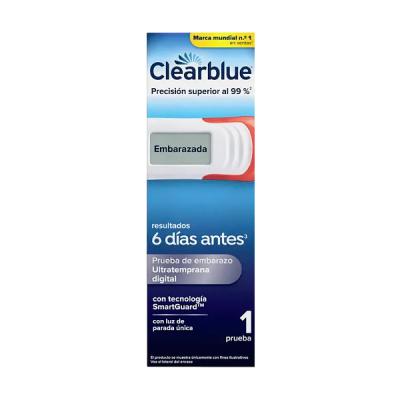 CLEARBLUE PRUEBA DE EMBARAZO ULTRATEMPRANA DIGITAL (1 PRUEBA)	