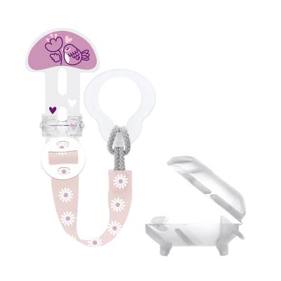 CLIP & COVER BROCHE CHUPETE Y CUBRETETINA ROSA (1 UNIDAD)