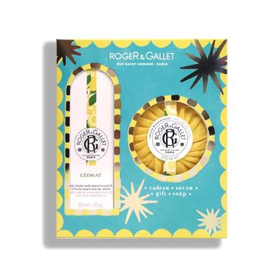 COFRE CEDRAT AGUA FRESCA PERFUMADA BIENESTAR (30ML) + JABÓN PASTILLA CEDRAT (100G)