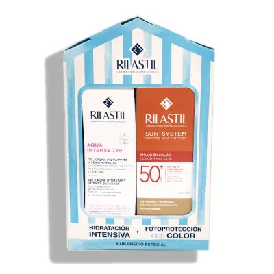 COFRE DEL VERANO COLOR SUN SYSTEM EMULSION COLOR SPF50 (40ML) + AQUA INTENSE GEL-CREMA 72H (40ML)