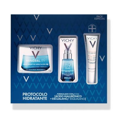 COFRE MINERAL 89 SERUM OJOS (15ML) + CREMA BOOST HIDRATACION (50ML) +UV AGE DAILY SP50 (15ML)