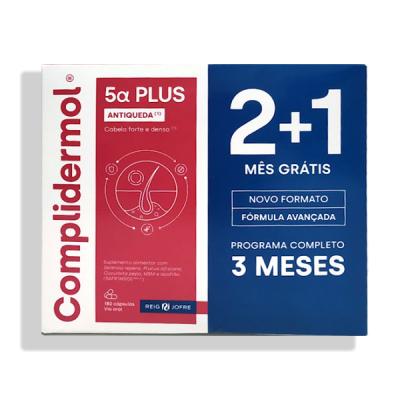 COMPLIDERMOL 5A ALFA PLUS (180 CÁPSULAS) 2 MESES + 1 GRATIS!