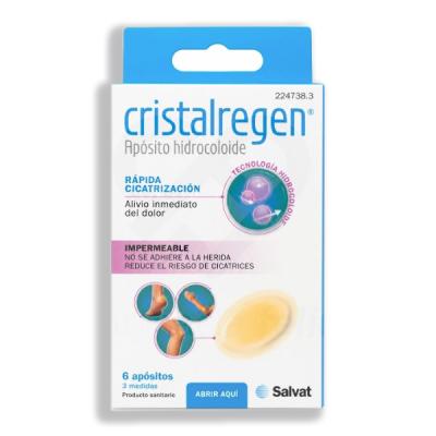 CRISTALREGEN APOSITO HIDROCOLOIDE (6 UNIDADES X 3 TAMAÑOS)