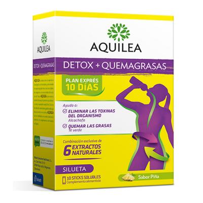 DETOX + QUEMAGRASAS PLAN EXPRÉS (10 STICKS)