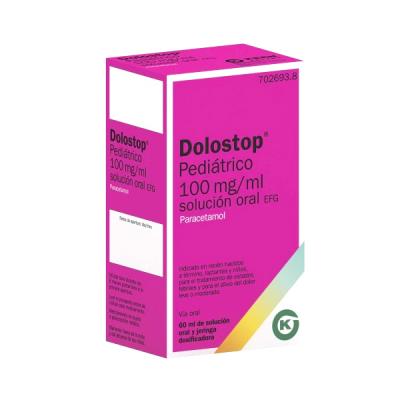 DOLOSTOP PEDIÁTRICO 100MG/ML SOLUCION ORAL (60ml)