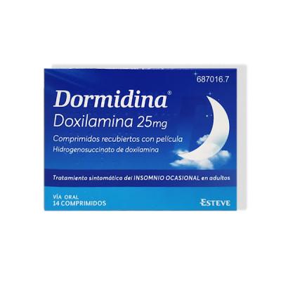 DORMIDINA DOXILAMINA 25mg (14 comprimidos)