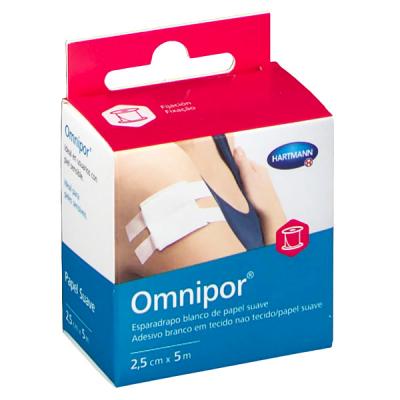 ESPARADRAPO OMNIPOR PAPEL (5M X 2,5CM)	