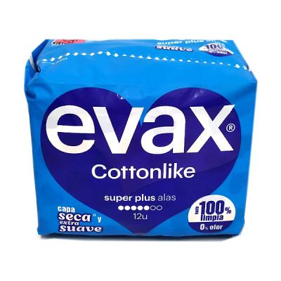 EVAX COTTONLIKE ALAS SUPER-PLUS (12 UNIDADES)  