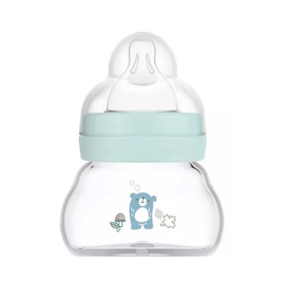 FEEL GOOD BIBERÓN DE CRISTAL TETINA PLANA +0M FOREST (90ML)