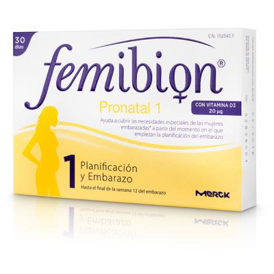 Femibion®  Pronatal 1 (Ácido Fólico y Metafolin)